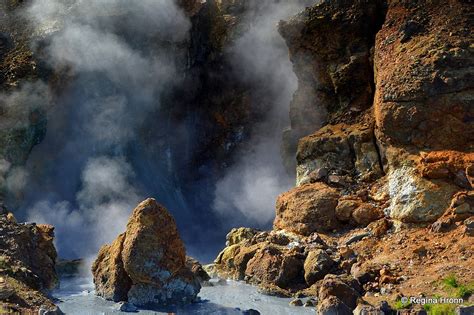 A very colourful Hike through the Hengill Geothermal Area at ...