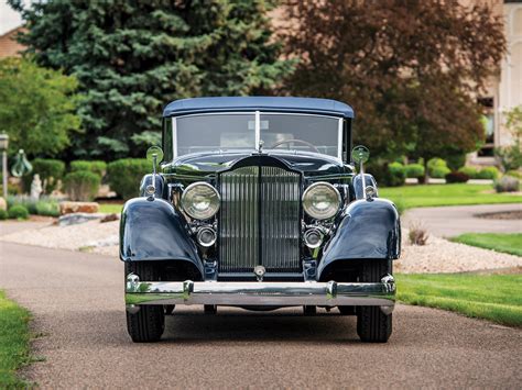 RM Sotheby's - 1934 Packard Twelve Individual Custom Convertible Sedan ...