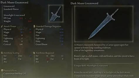 Elden Ring: How To Create A Level 150 Dark Moon Greatsword Build? - OP ...