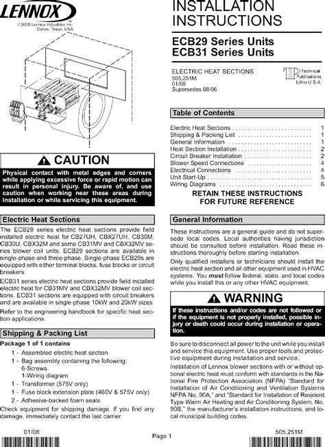 Lennox Air Handler Wiring Diagram / Lennox Air Handler Wiring Diagram ...