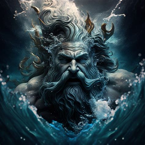 Poseidon Greek Mythology Art