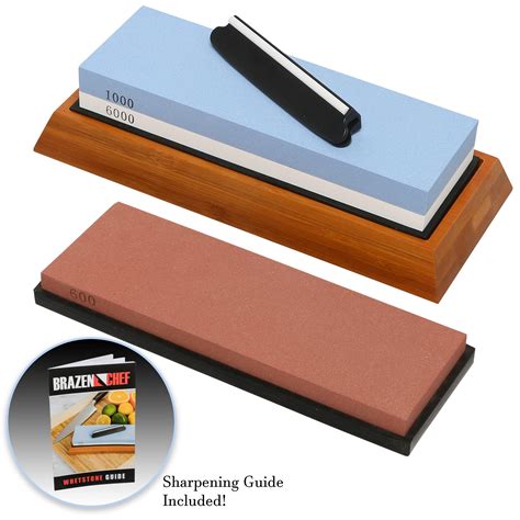 Whetstone Knife Sharpening Stone – NEW Upgraded 3 Grit Whetstone Knife Sharpening Kit | Panantaitx