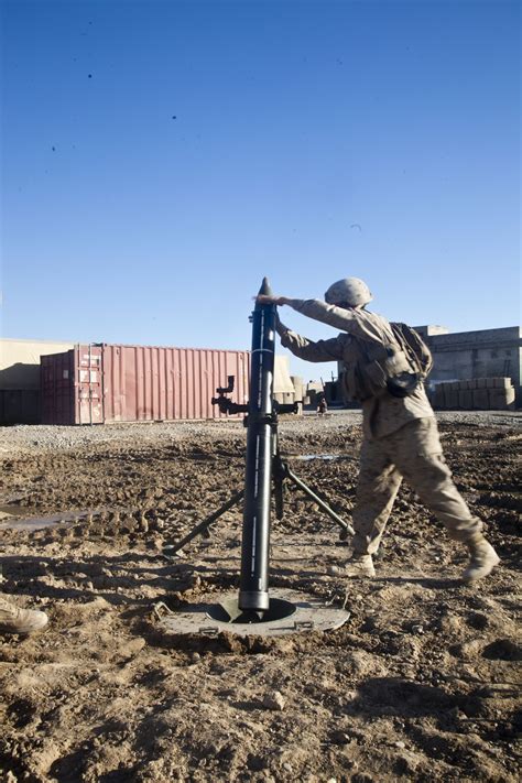 DVIDS - Images - 3/7 Marines prepare 120mm mortar system for accuracy [Image 11 of 14]