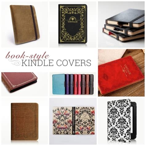 17 book-style case covers for Kindle, Kindle Paperwhite, and Kindle Voyage