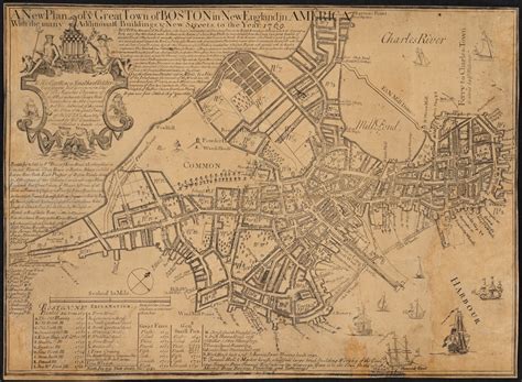 Map of Boston in 1769