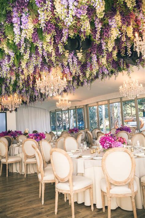 10 Floral Reception Ceilings That Will Make You Re-think Your Day Of Decor | | TopWeddingSites.com