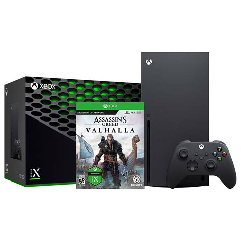 Microsoft Xbox Series X 1TB with Assassin’s Creed Valhalla Video Game ...