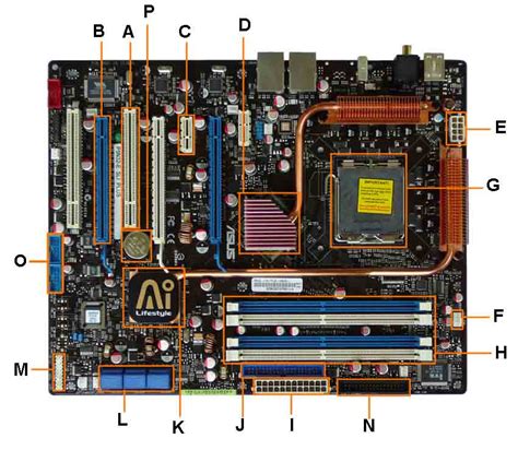 Motherboard Diagram: Identify Components for Motherboard Upgrades or Replacement
