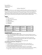 Lab Report: Melting Point.pdf - Sylvana Martinez Chem 3210 Section 322 ...