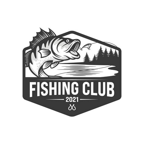 Fishing logo design template illustration 5426238 Vector Art at Vecteezy