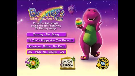 Barney's Great Adventure - Soundtrack Sampler - YouTube Music