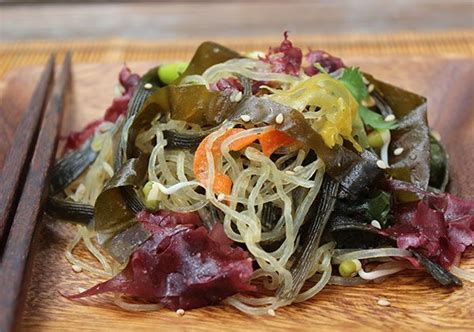 Want to learn to make a seaweed salad recipe from dried seaweeds you can buy in the store. No ...