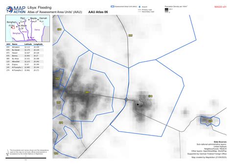 Libya: Flooding, 2023 - MapAction