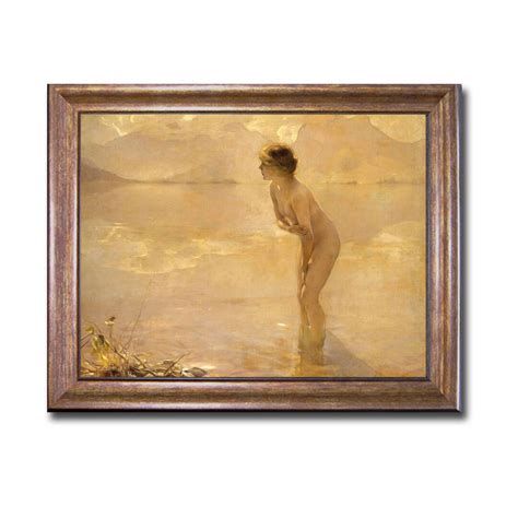 Paul Chabas 'september Morn' Bronze-framed Canvas Wall Art 22 in X 28 ...