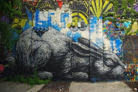 Graffiti Animals in Street Life