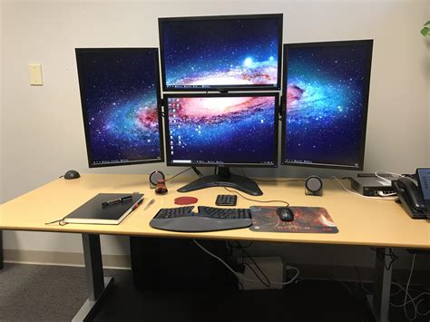 First post, four monitors : r/battlestations