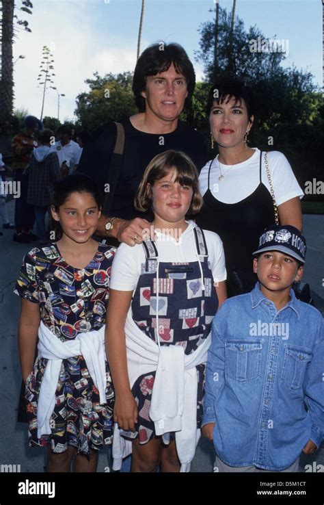 BRUCE JENNER with wife Kris Kardashian her son Robert Jr. , daughter ...