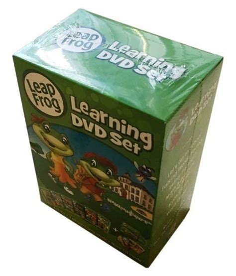 Leapfrog Learning DVD Box Set Kit: 6 DVD + 26 Flash Cards + Music CD ...