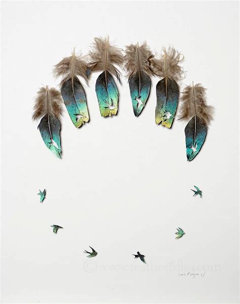 The Incredibly Intricate Feather Art Shadowboxes Of Chris Maynard