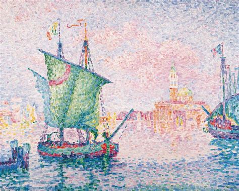 Design is fine. History is mine. — Paul Signac, pointillism paintings: The Bay, 1906....