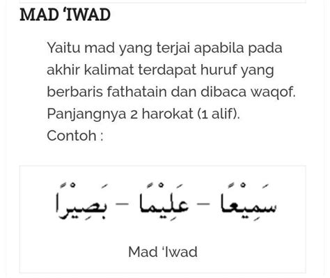 Mad Iwad Menurut Bahasa | Ruang Ilmu