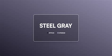 Steel Gray Gradient CSS | 2 Color Linear UI Gradient Generator