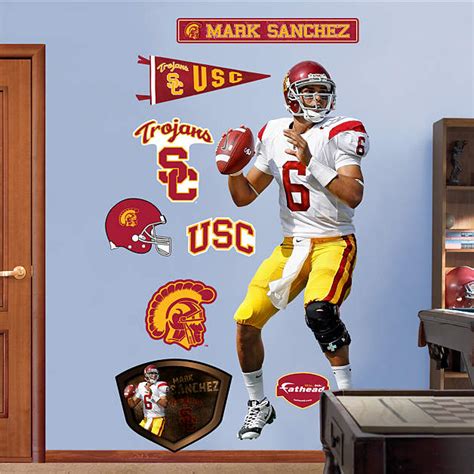 Life-Size Mark Sanchez USC Wall Decal | Shop Fathead® for USC Trojans Decor