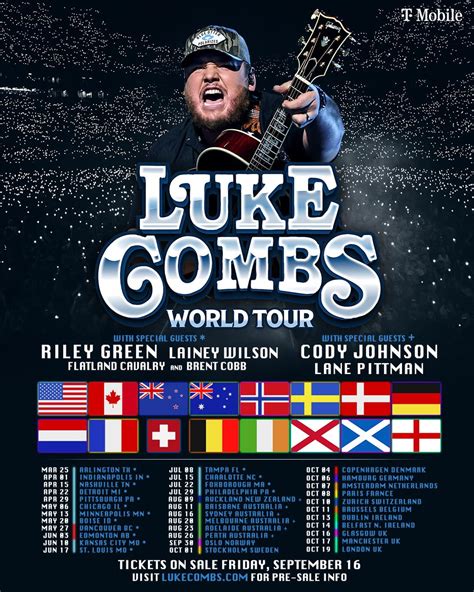 Luke Combs Announces 2023 World Tour | Hometown Country Music