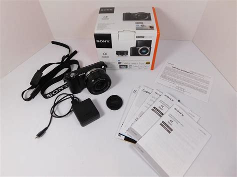 Sony Alpha a5000 Mirrorless Digital Camera with 16-50mm OSS Lens (Black ...