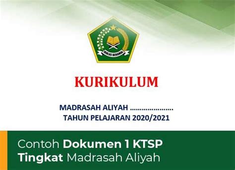 Download Dokumen 1 KTSP Madrasah Aliyah Format Word (.doc)