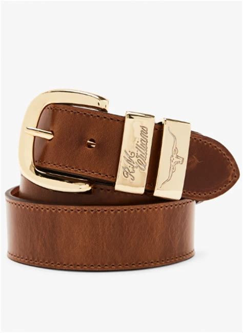 RM Williams Drover Belt Caramel - Bredon Hill Country