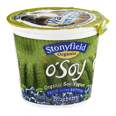 Stonyfield Organic O'Soy Organic Soy Yogurt with Blueberry Reviews 2019