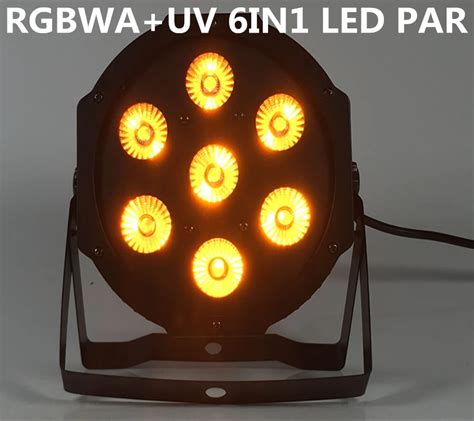 RGBWA+UV led Par light dmx512 6/10 CH rgbwa+uv 6in1 par led disco ...