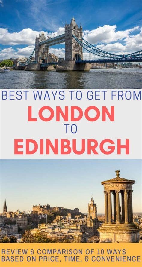 A Guide to How to get from London to Edinburgh Scotland