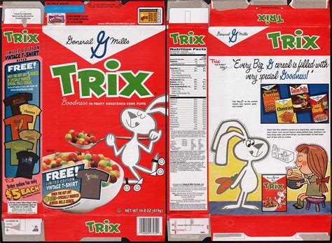 General Mills - Target Retro Trix cereal box - 2009 | Flickr