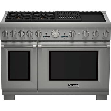 Thermador - Self-Cleaning Freestanding Double Oven Dual Fuel Convection Range at Pacific Sales