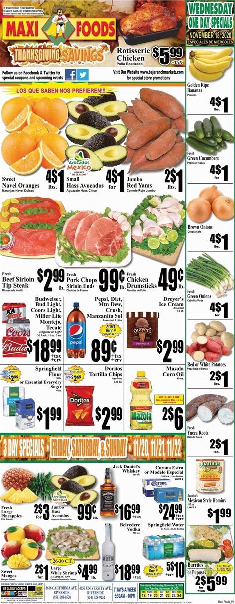 Maxi Foods Current weekly ad 11/18 - 11/24/2020 - frequent-ads.com