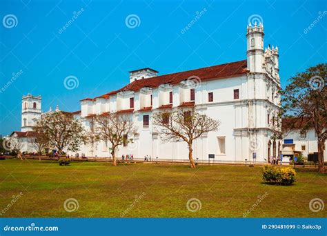 Catholic church in Old Goa stock image. Image of architecture - 290481099