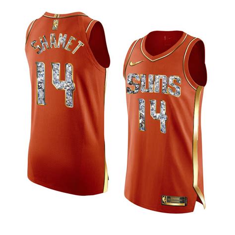 Landry Shamet Phoenix Suns 2022 NBA Playoffs Jersey Orange Men ...