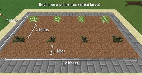 How to Build a Tree Farm in Minecraft for Easy Access to All Types of Wood | Minecraft tree ...