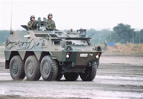 Type 82 wheeled armoured vehicle command post Japan Japanese Army technical data sheet ...