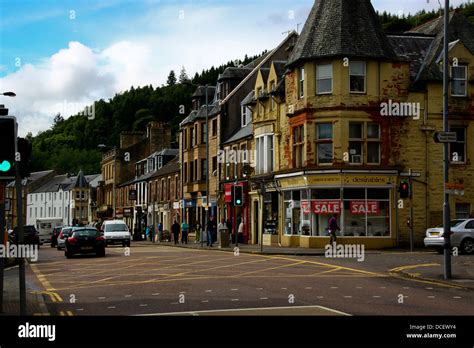 Callander Scotland Main Street Stock Photo: 59334664 - Alamy