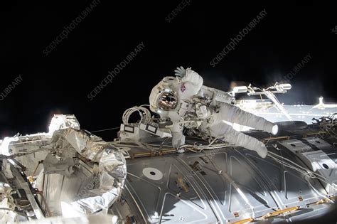 Tim Peake's spacewalk, 2016 - Stock Image - C028/4566 - Science Photo Library