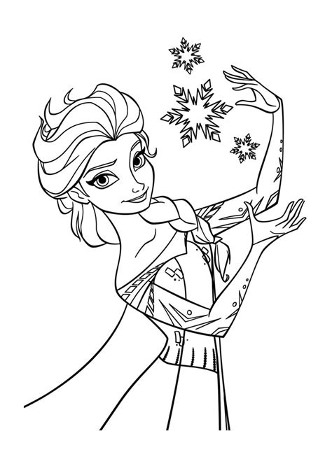 Frozen to color for kids - Frozen Coloring Pages for Kids