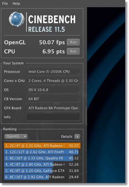 How to Benchmark Your OS X Mac or Hackintosh PC