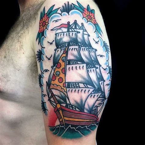 60 Traditional Ship Tattoo Designs for Men [2023 Guide]