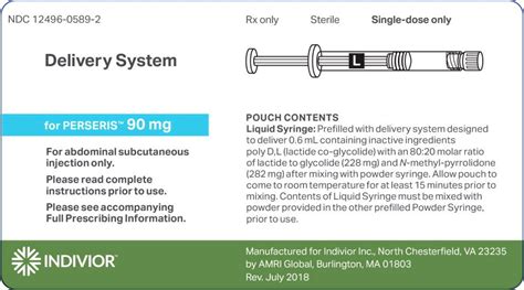 Perseris - FDA prescribing information, side effects and uses