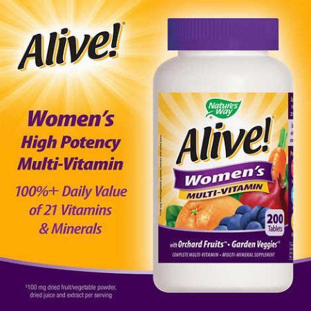 Alive Womens Multivitamin 200tabs P9.50 Per Tablet Alive [ Nutrition & Food Supplement ] Metro ...