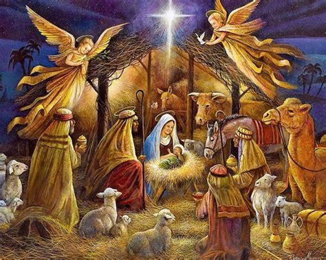 Jesus Nativity Scene Photo Picture Image # *ships From Usa* Gift | Lazada