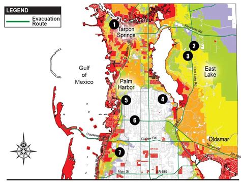 Hurricane Evacuation Route Map